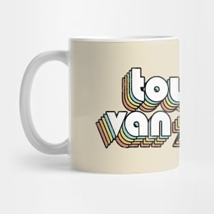 Townes Van Zandt - Retro Rainbow Letters Mug